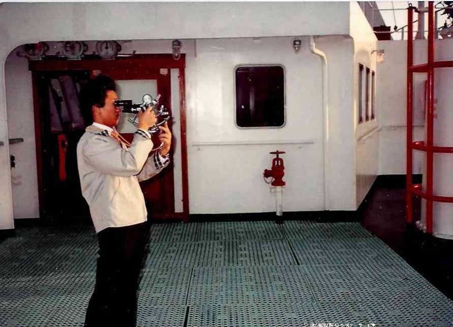 Cadet years on board.
