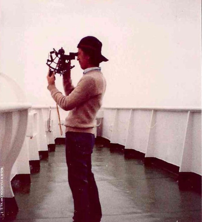 Ship’s officer at sea, 1981–1986.