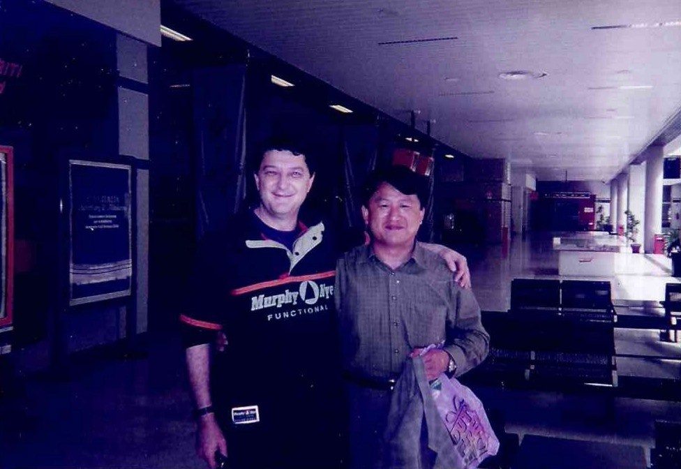 July 1991 — with Bojan, in Tito’s town.