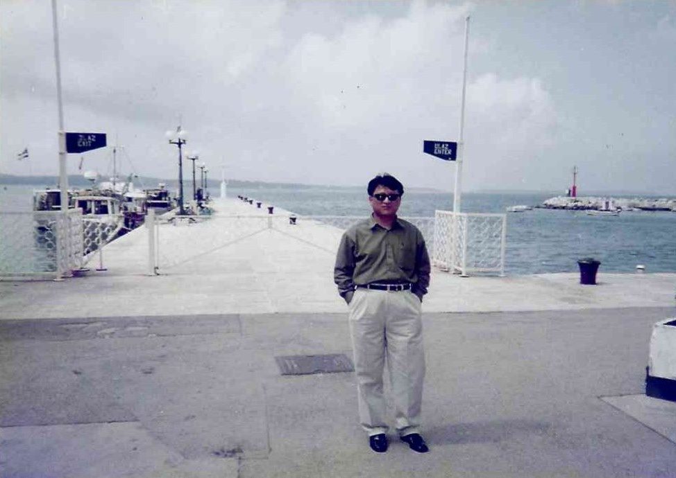 July 1991 — with Bojan, in Tito’s town.