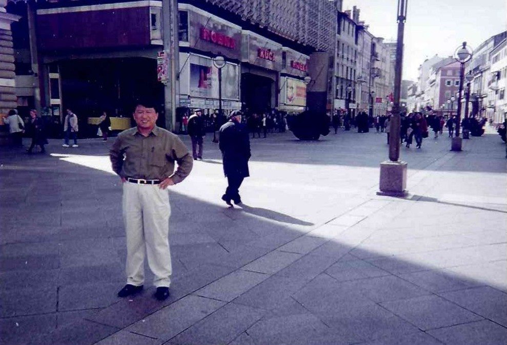 July 1991 — with Bojan, in Tito’s town.