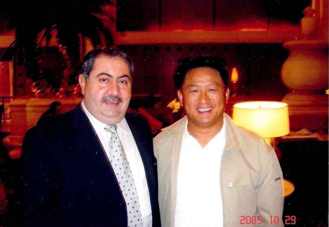 Amman, Le Méridien Hotel — 29 October 2005. Meeting with the Iraqi foreign minister Hoshyar on the return of fourteen KOICA trucks seized by insurgents.